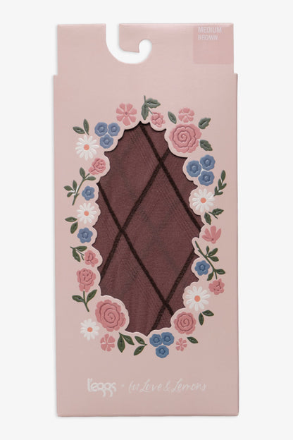 Argyle Tights Brown - For Love & Lemons