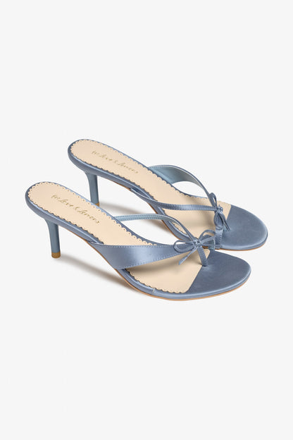 Silk Elea Heel Blue - For Love & Lemons