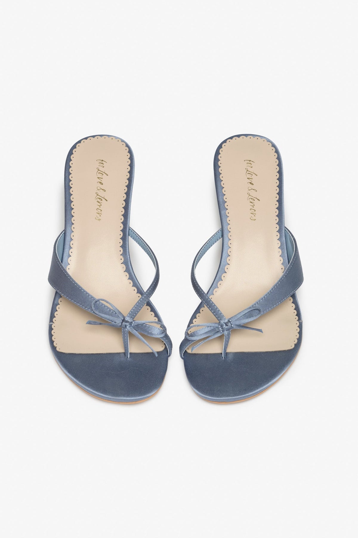 Silk Elea Heel Blue - For Love & Lemons