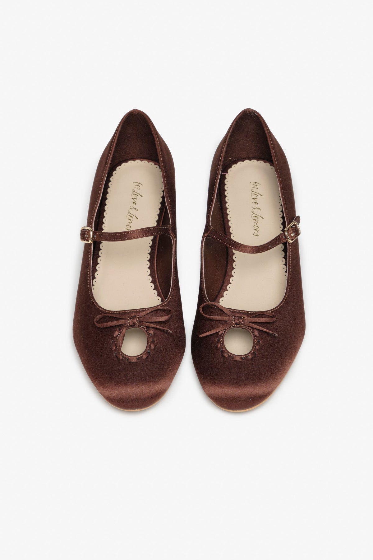 Annie Ribbon Cut Out Heel Brown - For Love & Lemons
