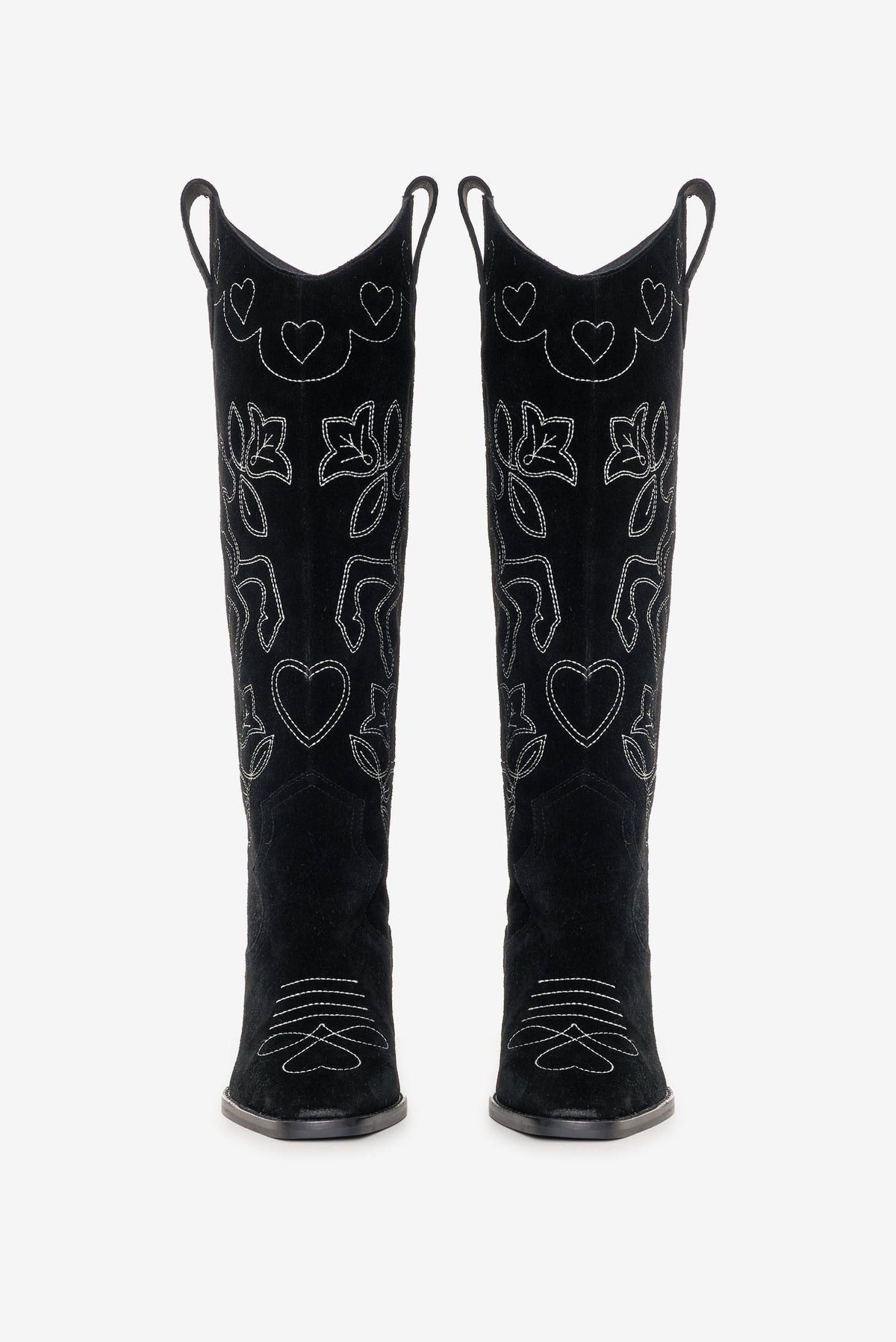 Willa Cowboy Boot Black - For Love & Lemons