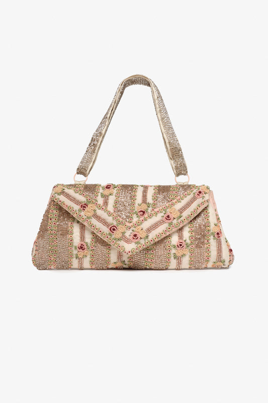 Niko Beaded Handbag Rose Gold - For Love & Lemons