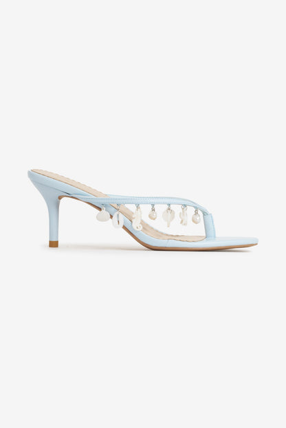 Sailor Charm Thong Heel Blue - For Love & Lemons