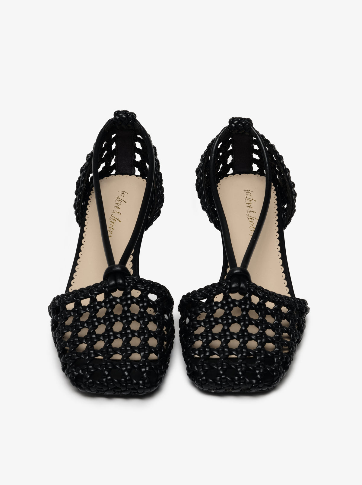 Marley Woven Heel Black - For Love & Lemons