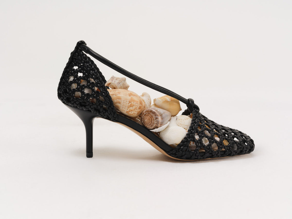 Marley Woven Heel Black - For Love & Lemons