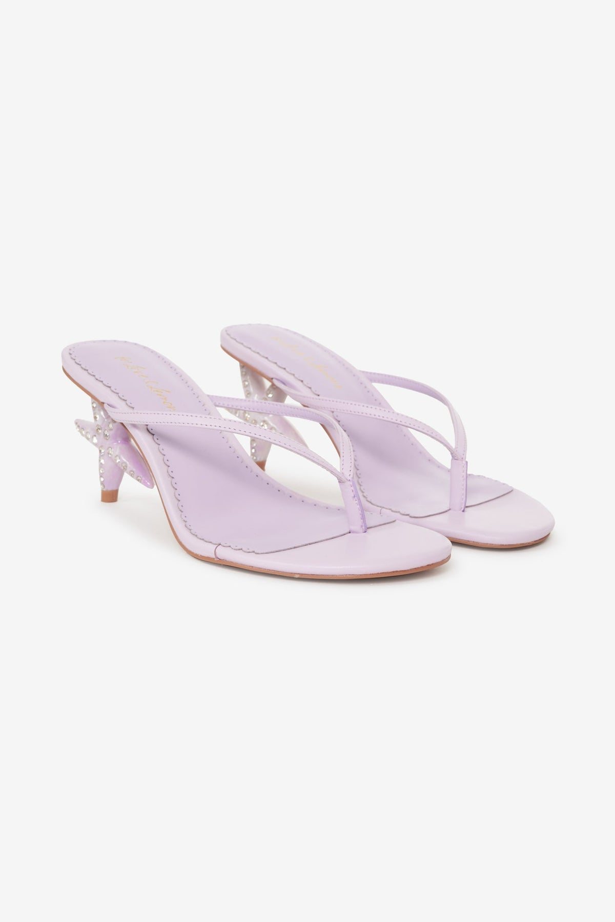 Soleil Starfish Thong Heel Lilac - For Love & Lemons