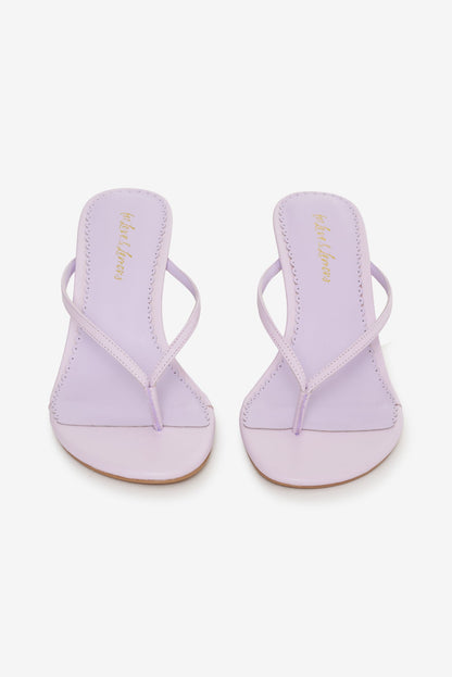 Soleil Starfish Thong Heel Lilac - For Love & Lemons