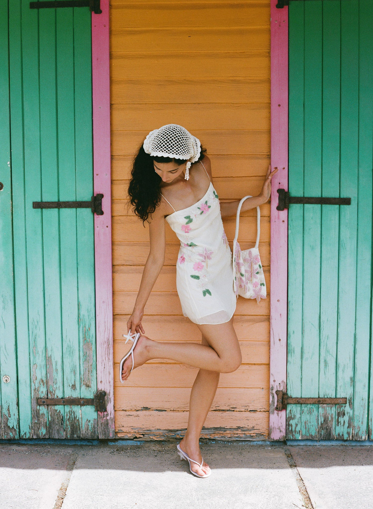 Soleil Starfish Thong Heel Lilac - For Love & Lemons