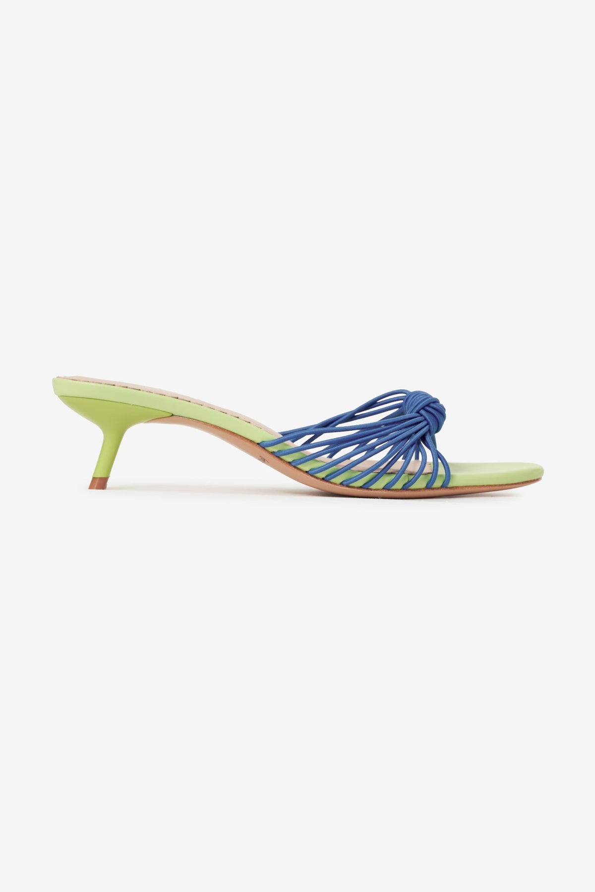 Cleo Strappy Heel Green - For Love & Lemons