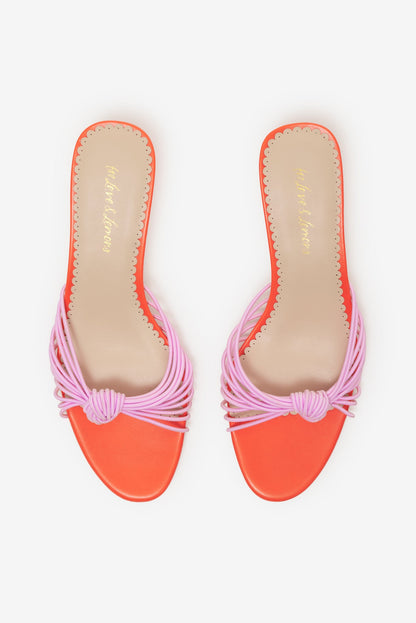 Cleo Strappy Heel Orange - For Love & Lemons