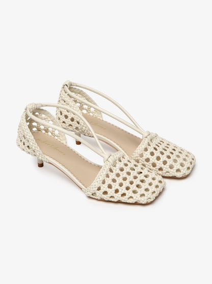 Marley Woven Heel Cream - For Love & Lemons
