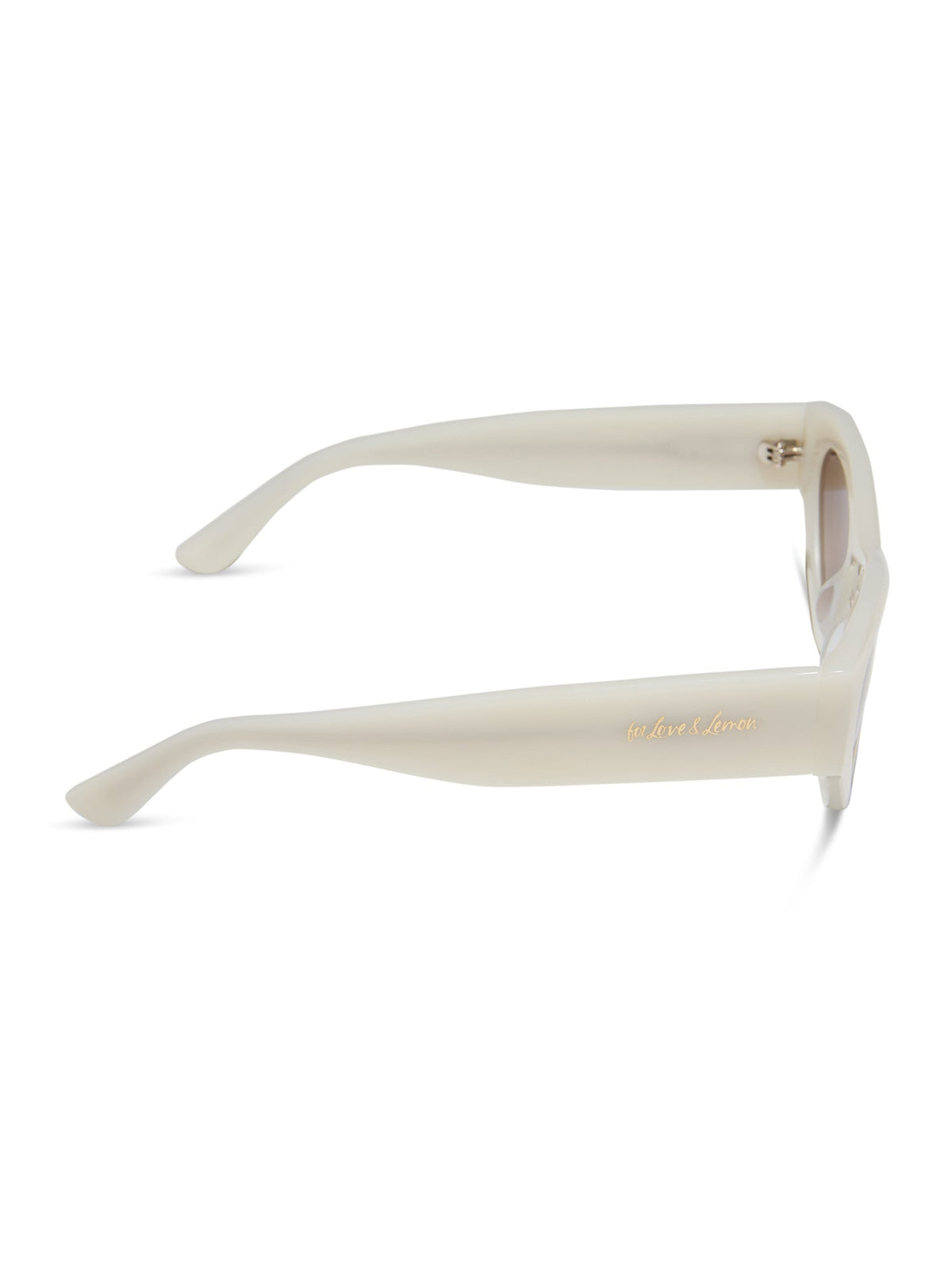 Lucy Cat-Eye Sunglasses Cream - For Love & Lemons