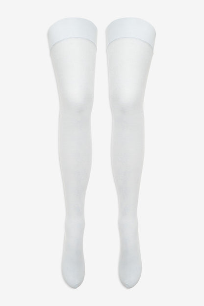 Lily Thigh High Stockings Blue - For Love & Lemons
