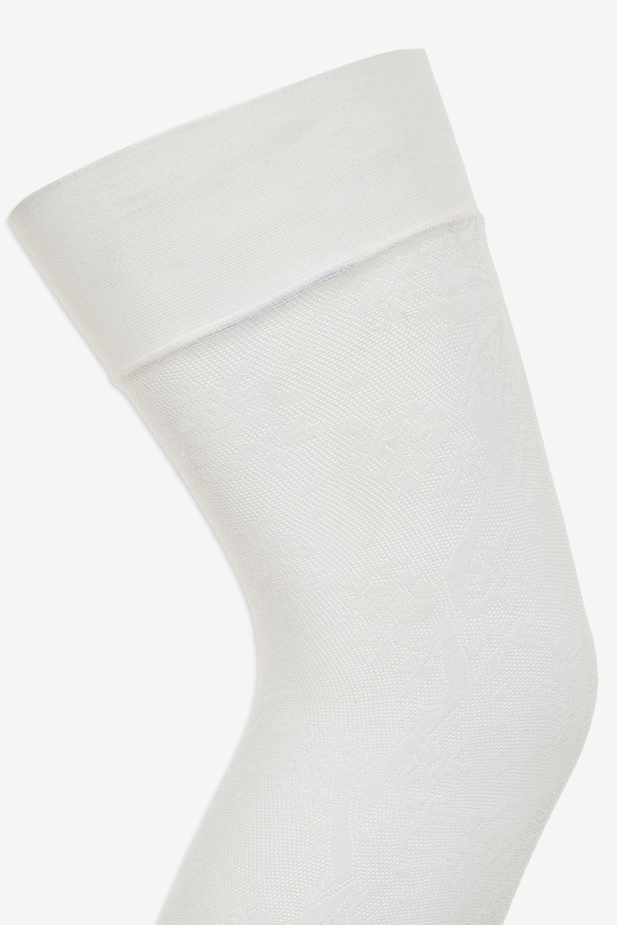 Lily Thigh High Stockings White - For Love & Lemons