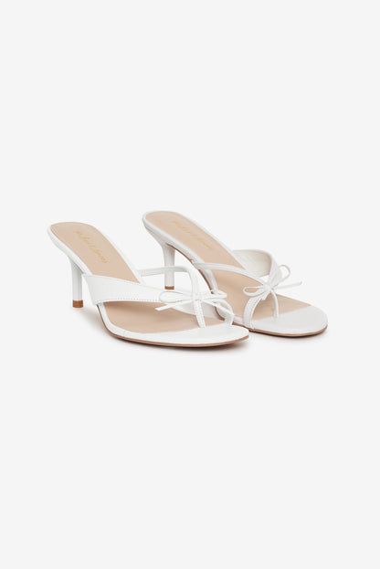 Elea Heel White - For Love & Lemons