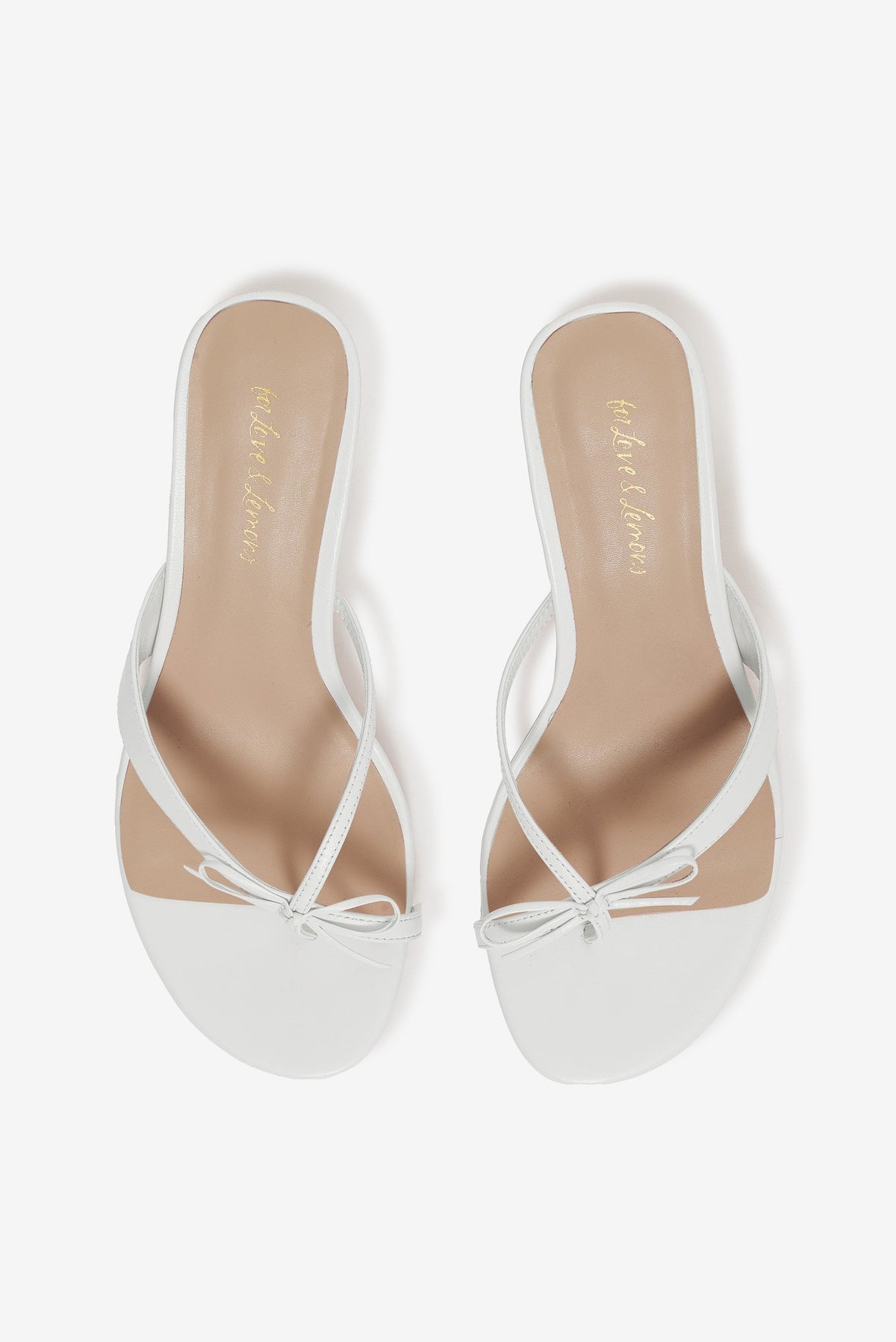 Elea Heel White - For Love & Lemons