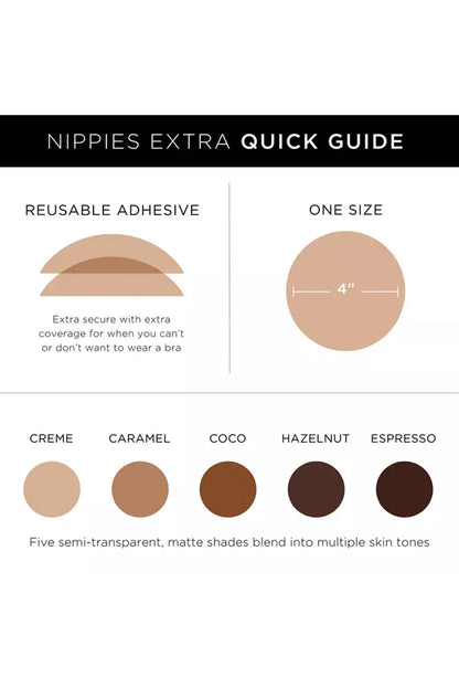 Nippies Skin Adhesive Covers Hazelnut - For Love & Lemons