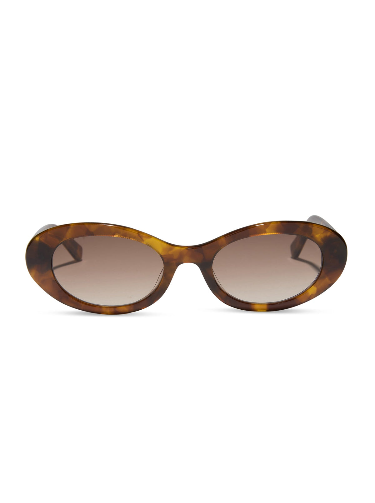 Sabrina Oval Sunglasses Brown - For Love & Lemons