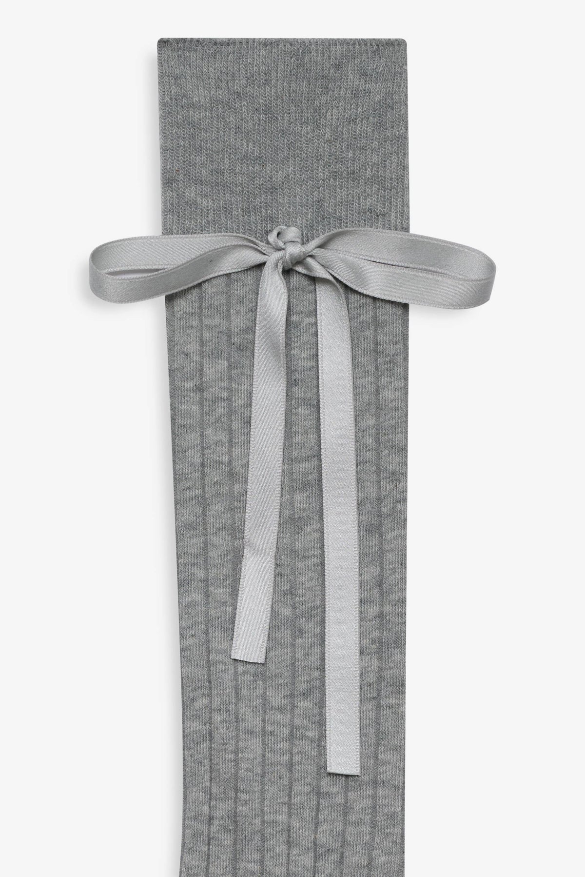 Knee-High Bow Socks Grey - For Love & Lemons