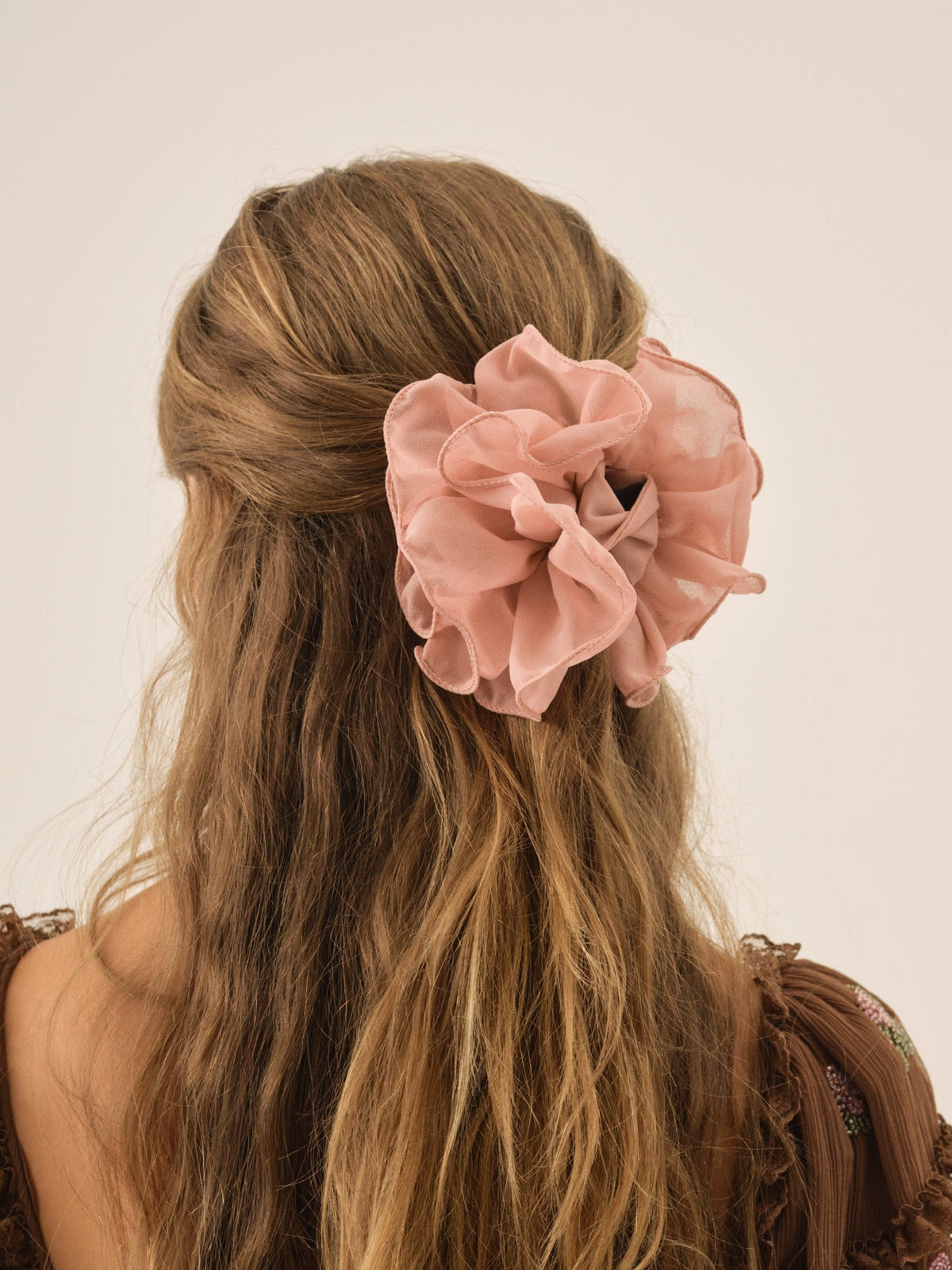 Rosette Hair Clip Dusty Rose - For Love & Lemons