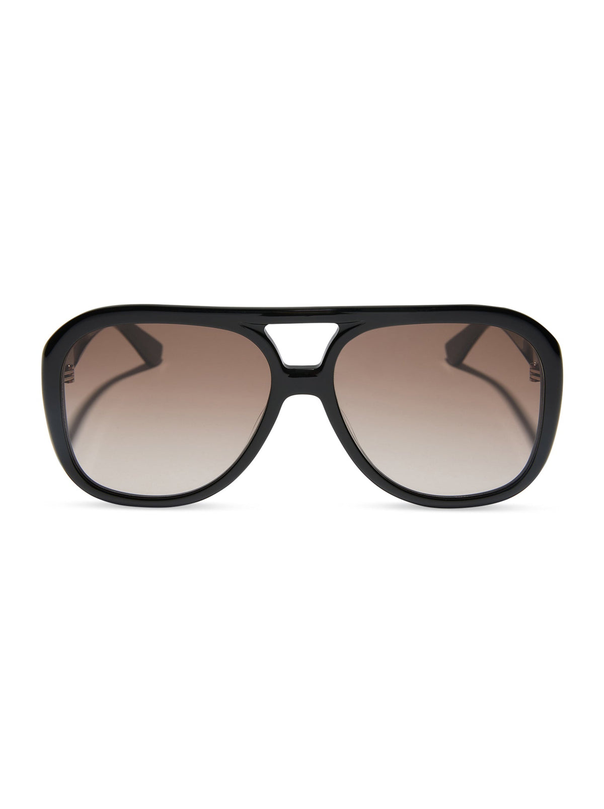 Pauline Aviator Sunglasses Black - For Love & Lemons