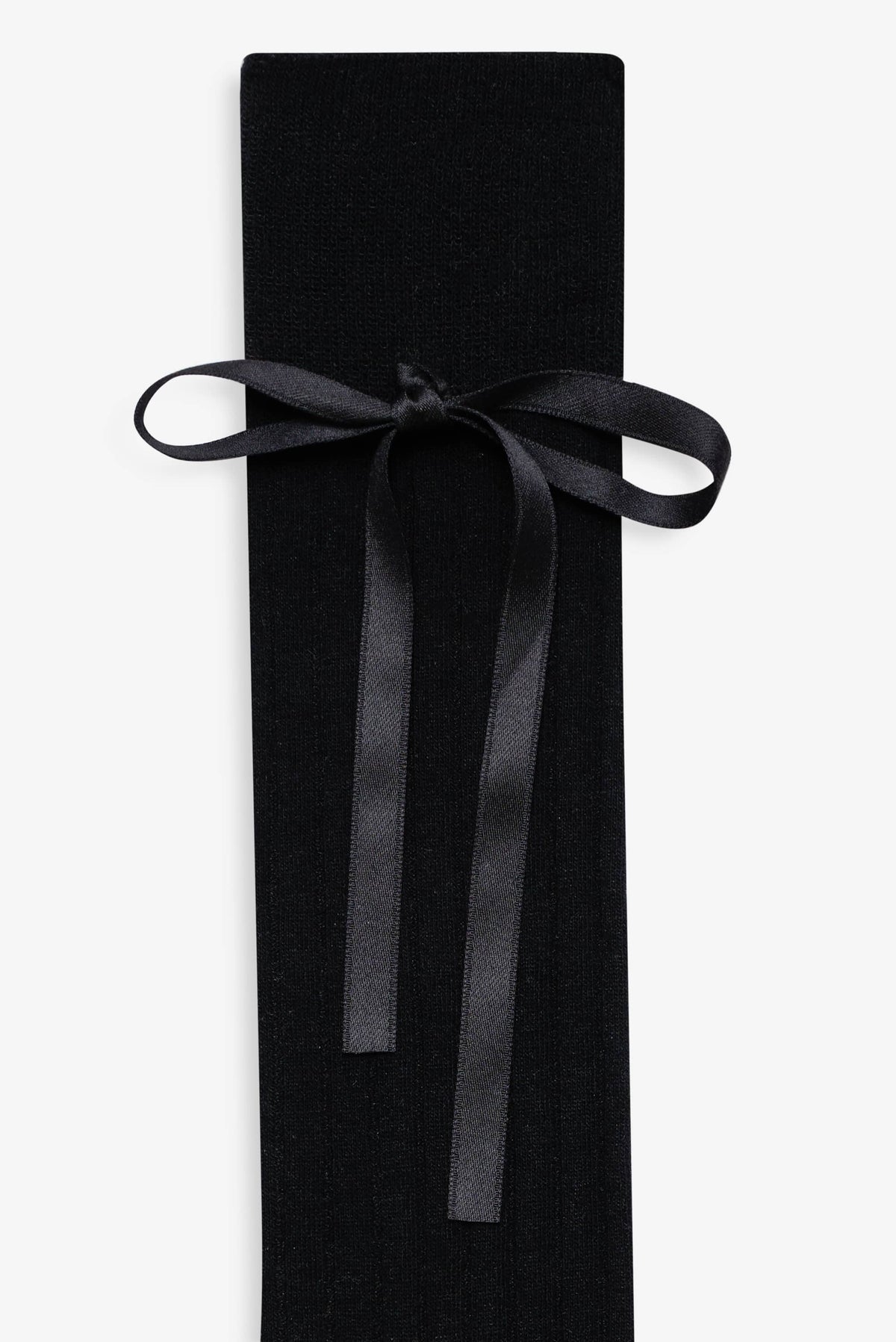 Knee-High Bow Socks Black - For Love & Lemons