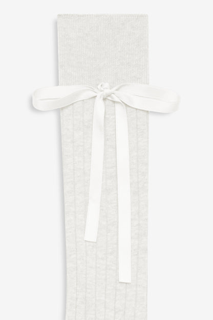 Knee-High Bow Socks Cream - For Love & Lemons