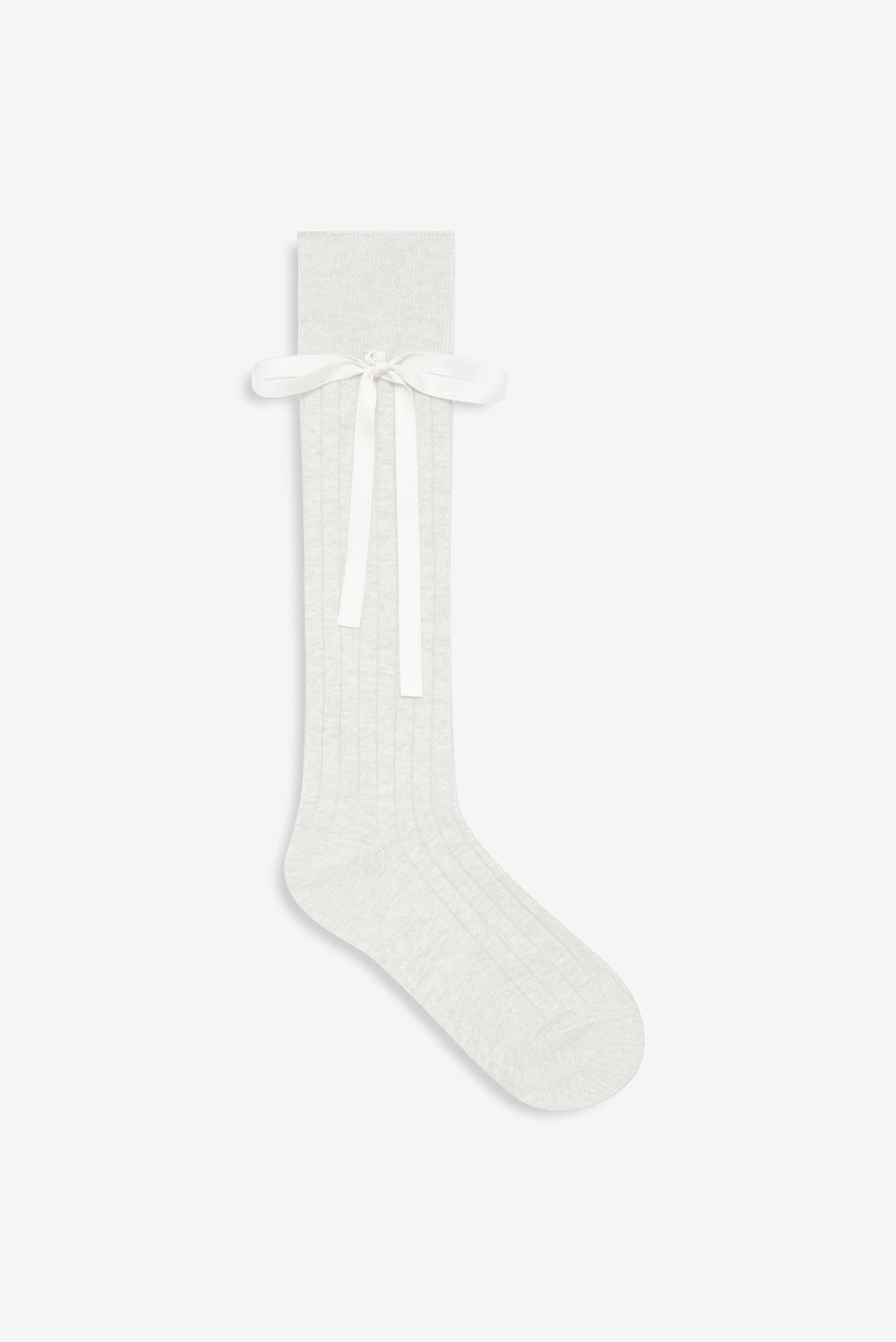Knee-High Bow Socks Cream - For Love & Lemons
