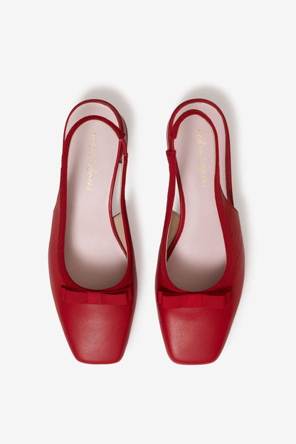 Josie Mule Heel Red - For Love & Lemons