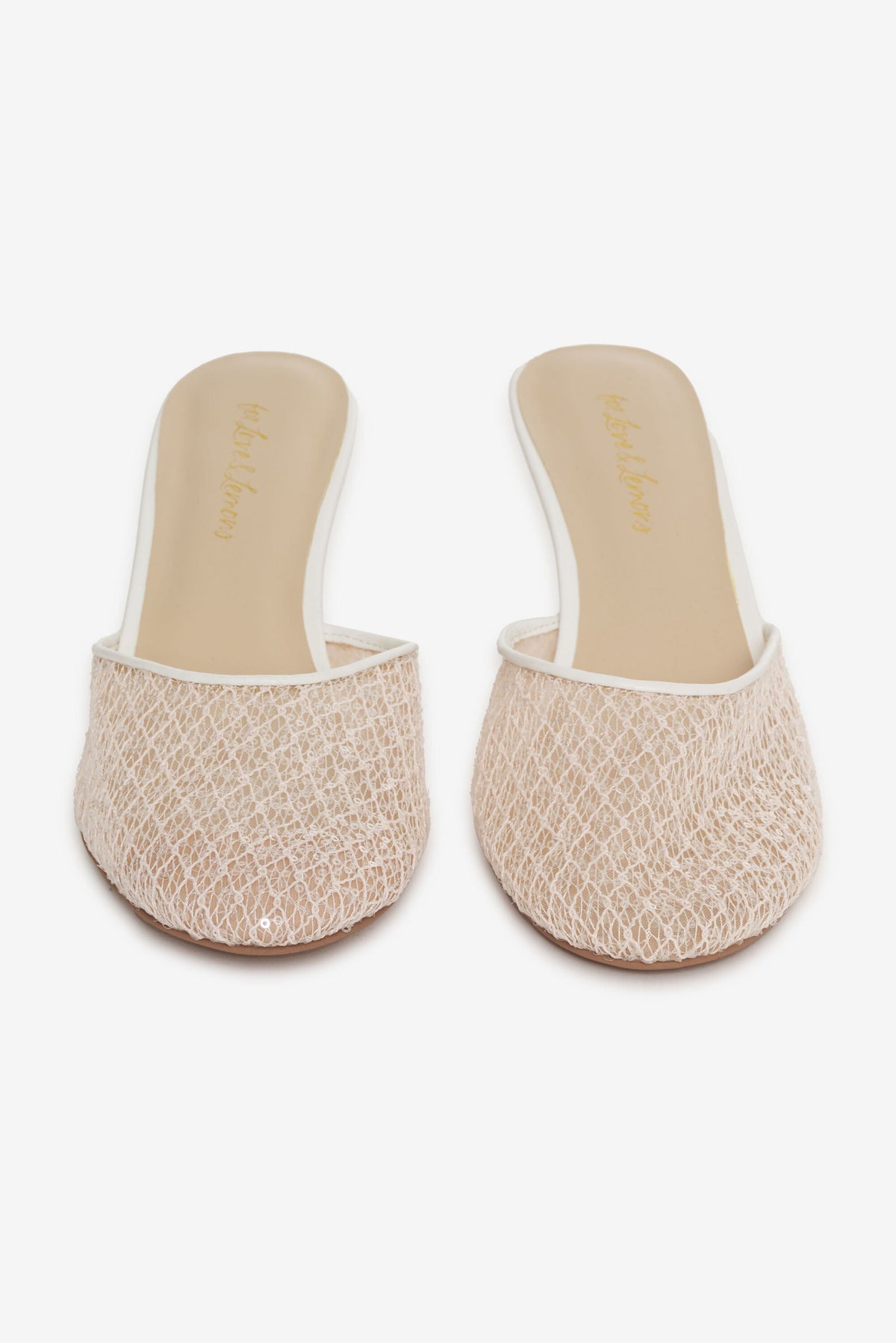 Claudia Lace Heel White - For Love & Lemons