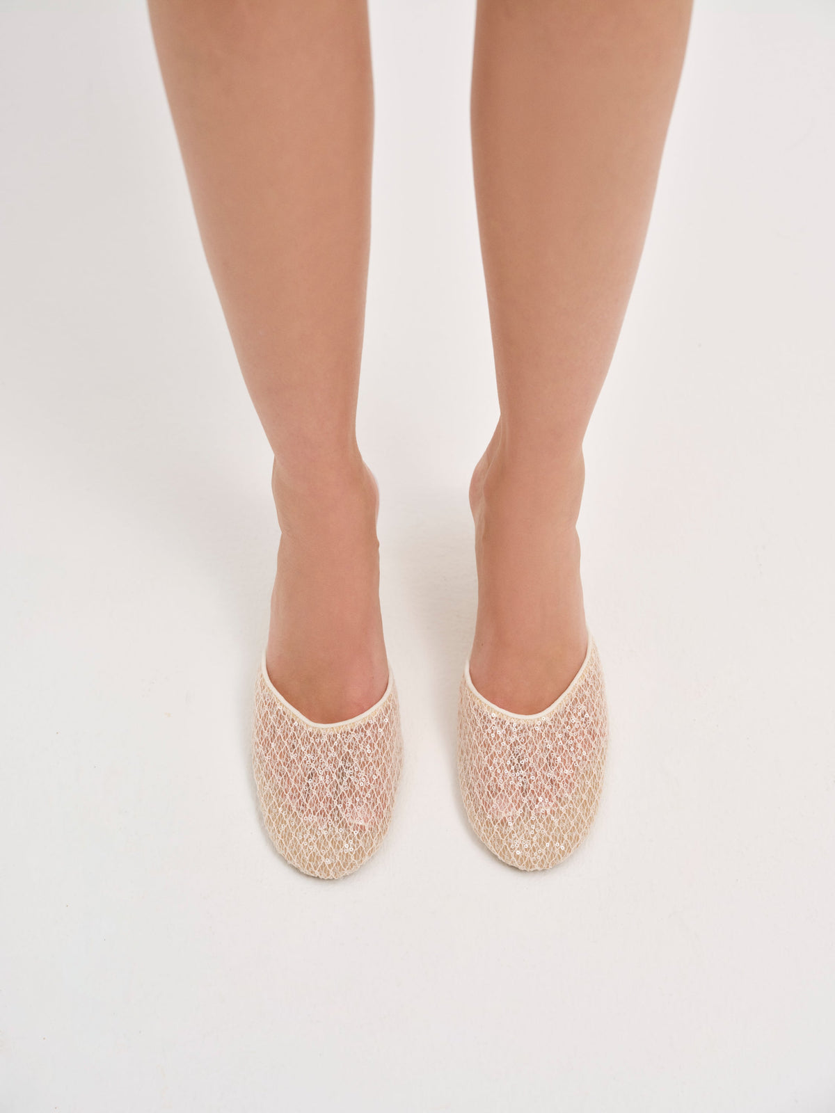 Claudia Lace Heel White - For Love & Lemons