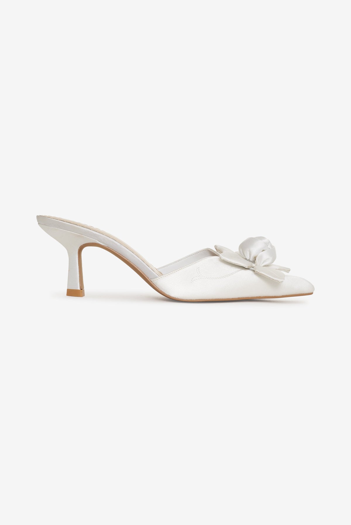 Noelle Rosette Mule White - For Love & Lemons