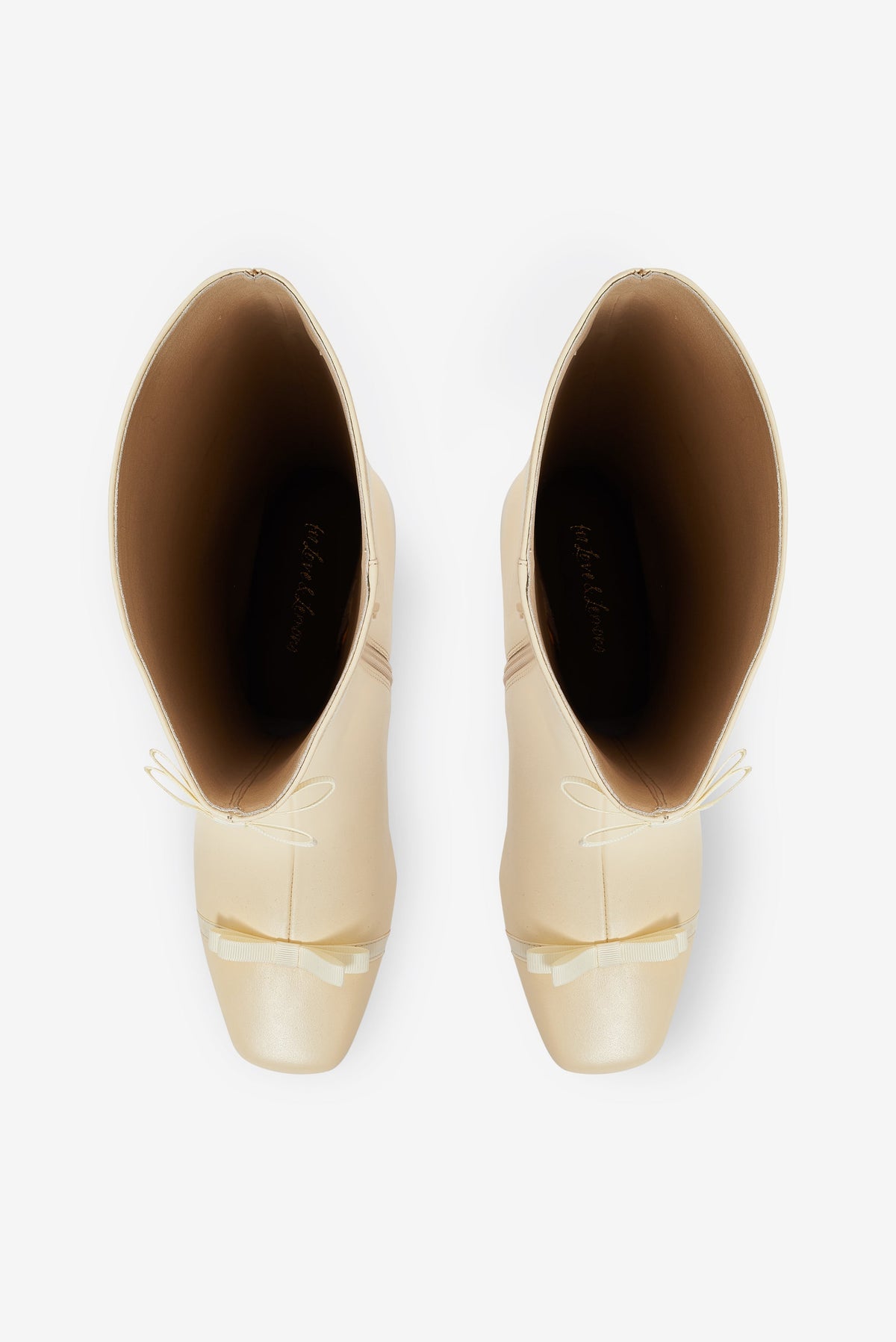 Claudine Cap Toe Boot Cream - For Love & Lemons