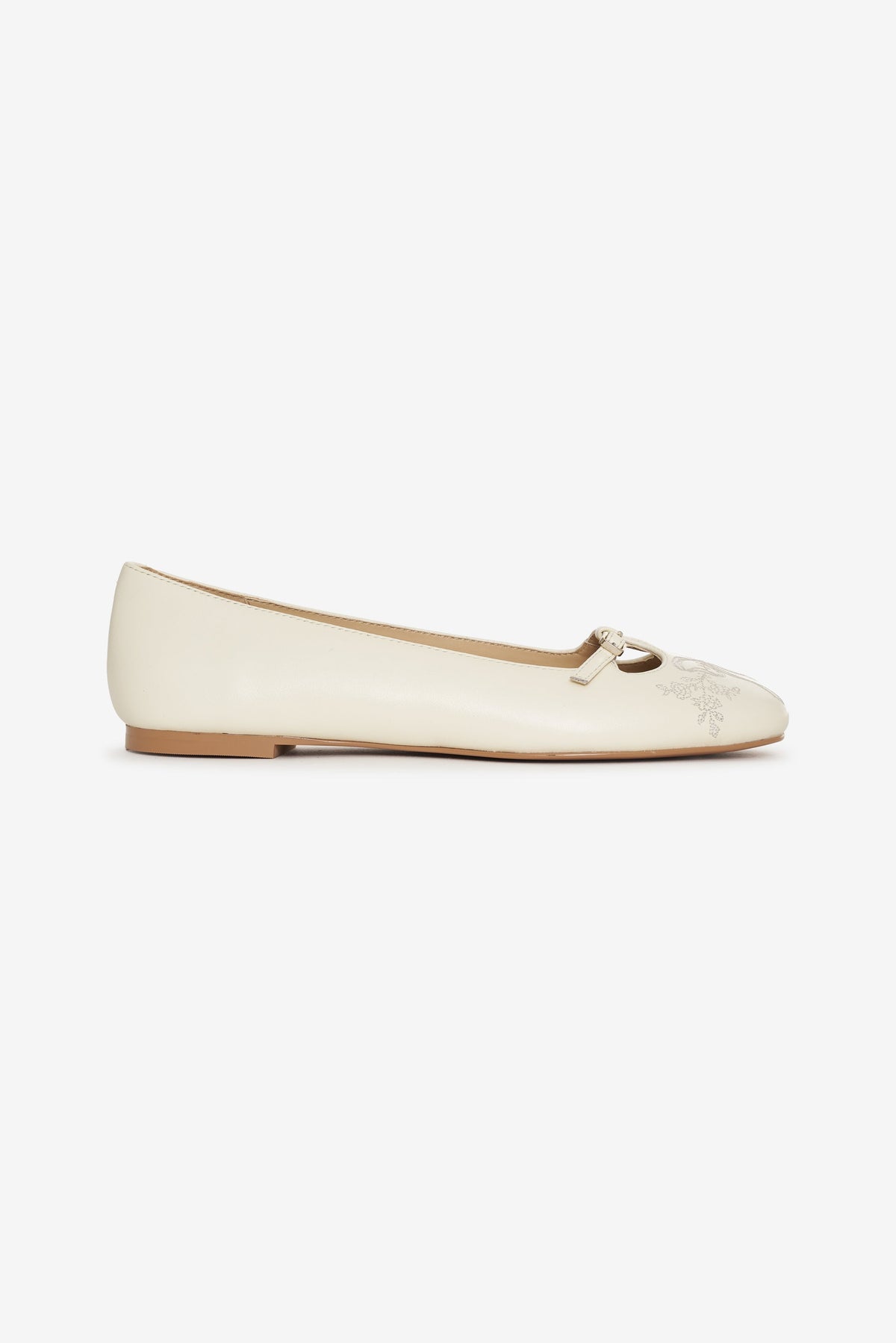 Amelia Ballet Flat Cream - For Love & Lemons