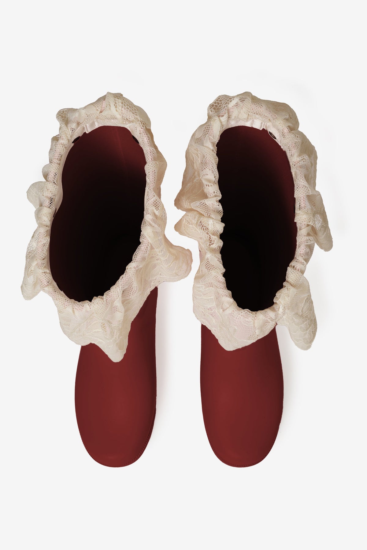 Brigitta Rain Boot Red - For Love & Lemons