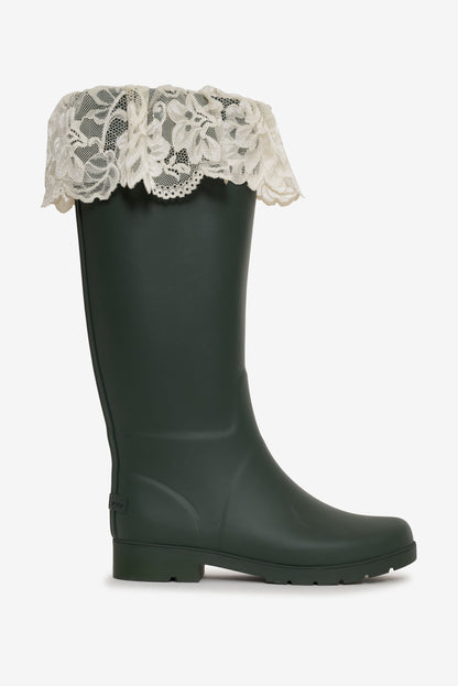Brigitta Rain Boot Evergreen - For Love & Lemons