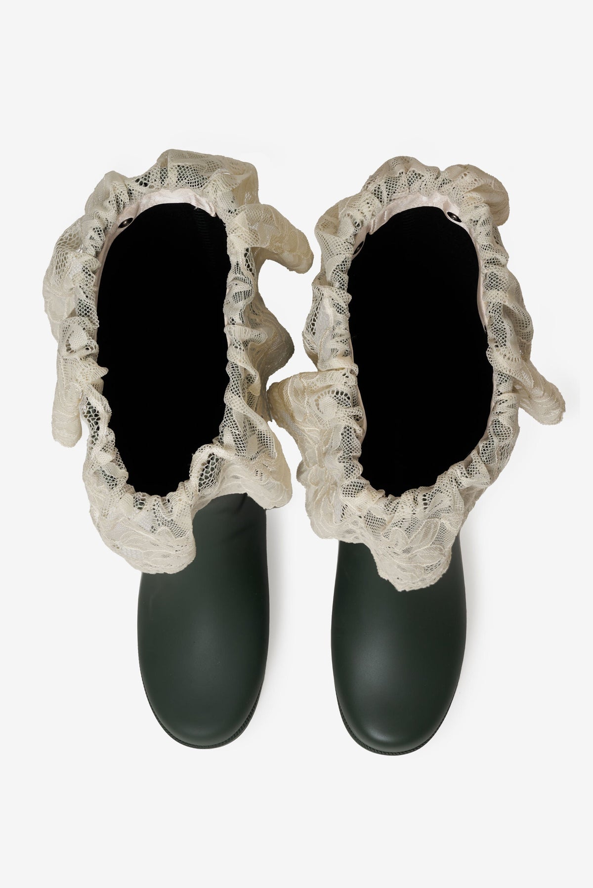Brigitta Rain Boot Evergreen - For Love & Lemons