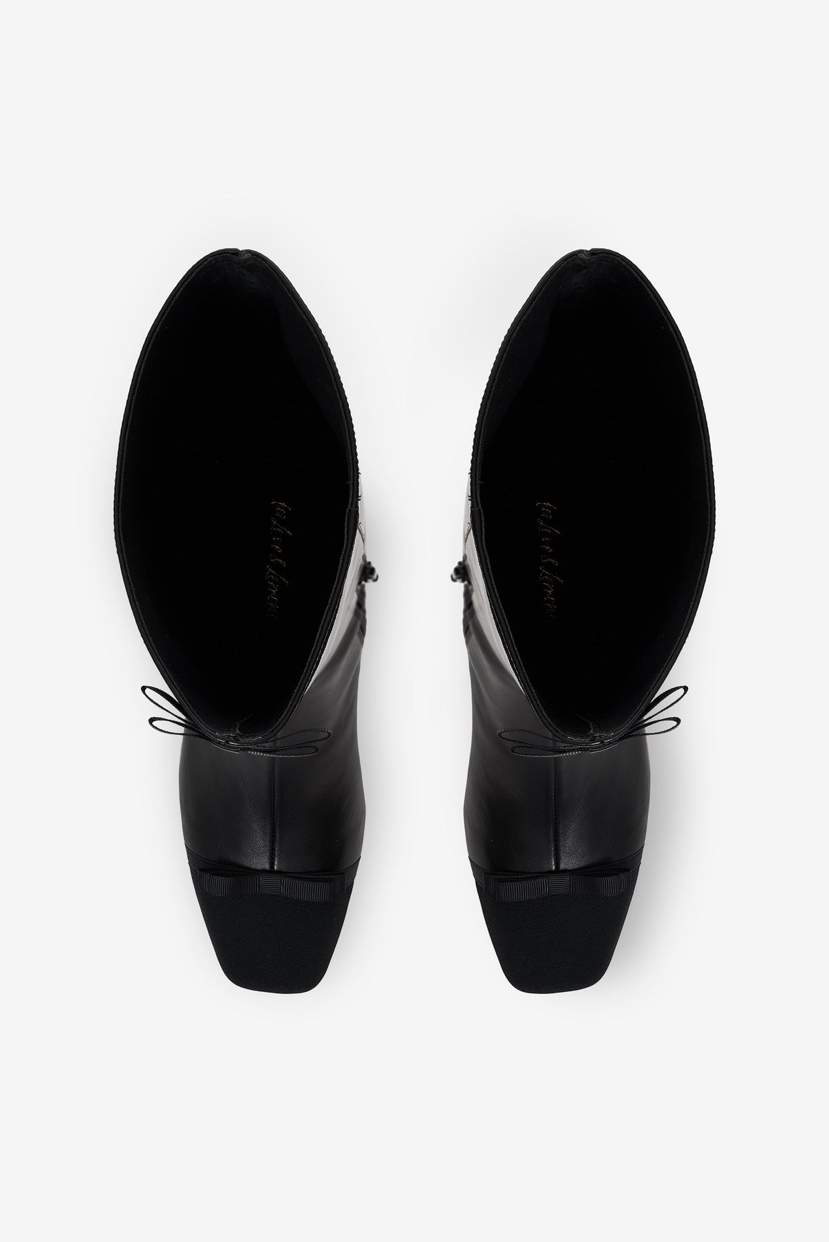 Claudine Cap Toe Boot Black - For Love & Lemons