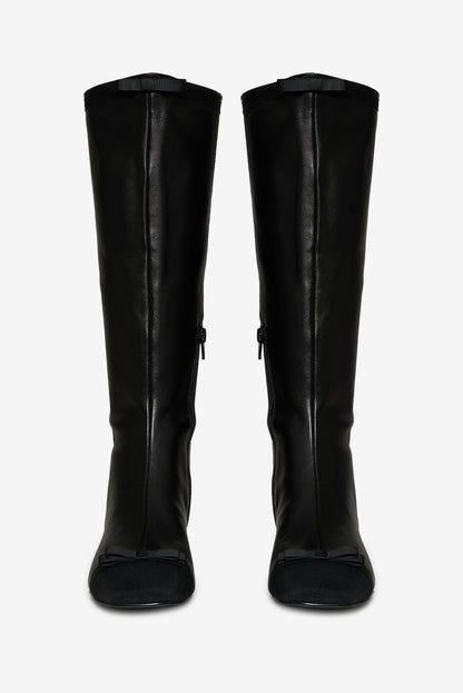 Claudine Cap Toe Boot Black - For Love & Lemons