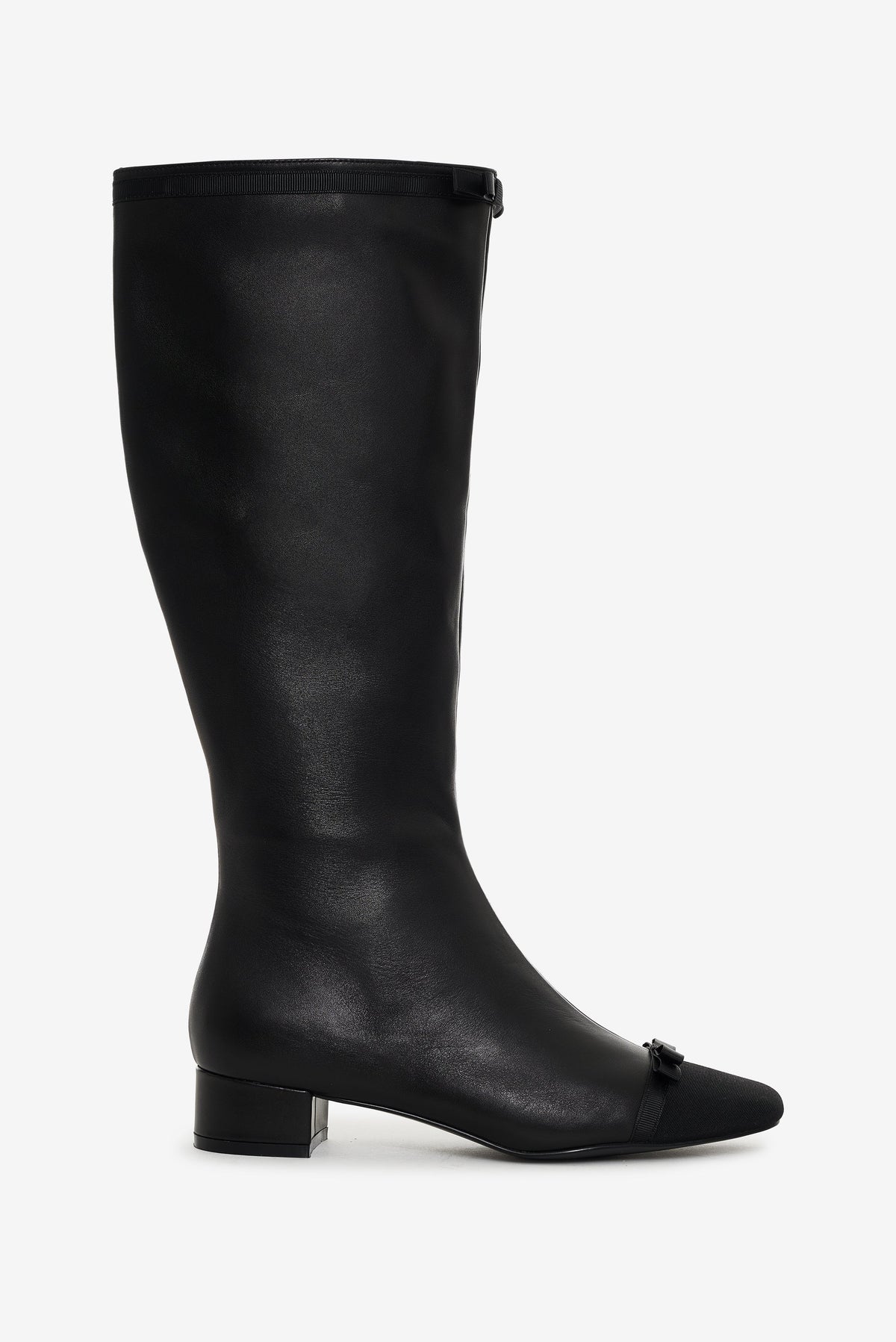 Claudine Cap Toe Boot Black - For Love & Lemons