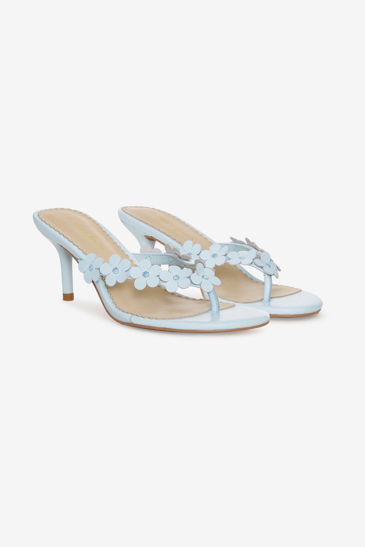 Gia Floral Heel Blue - For Love & Lemons