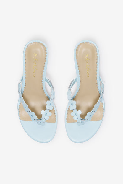 Gia Floral Heel Blue - For Love & Lemons