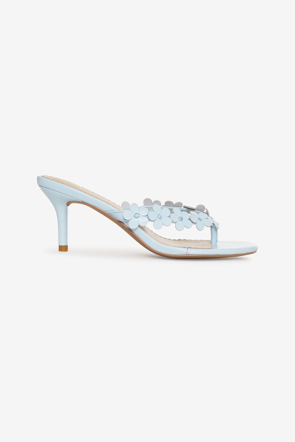 Gia Floral Heel Blue - For Love & Lemons