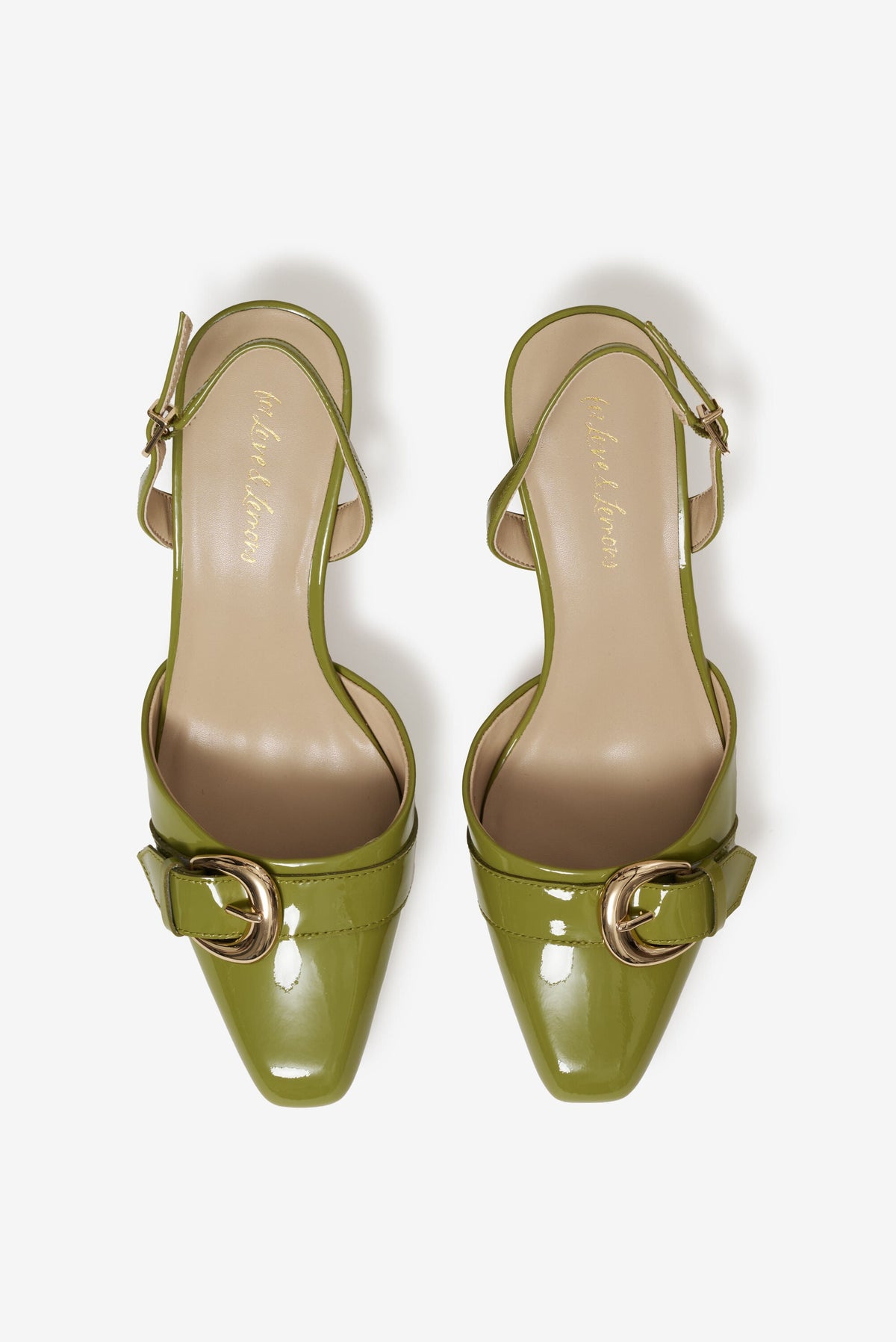 Marion Buckle Heel Olive - For Love & Lemons