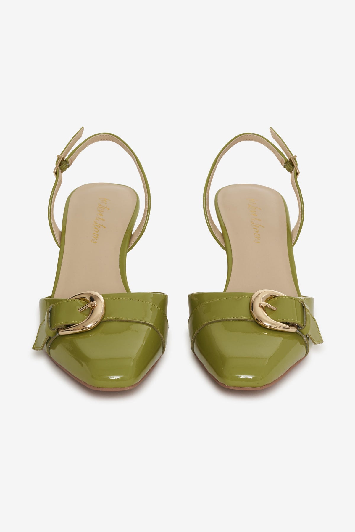 Marion Buckle Heel Olive - For Love & Lemons