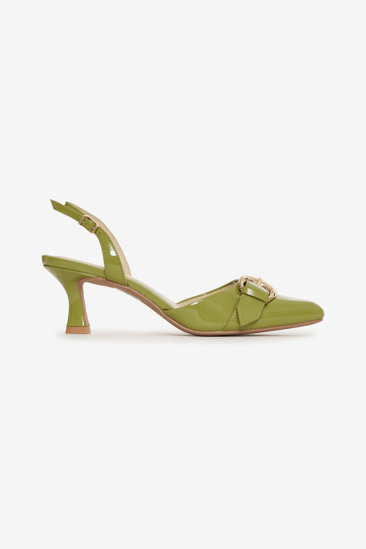 Marion Buckle Heel Olive - For Love & Lemons