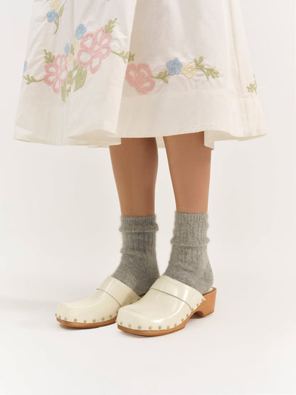 Adahlia Clog Cream - For Love & Lemons