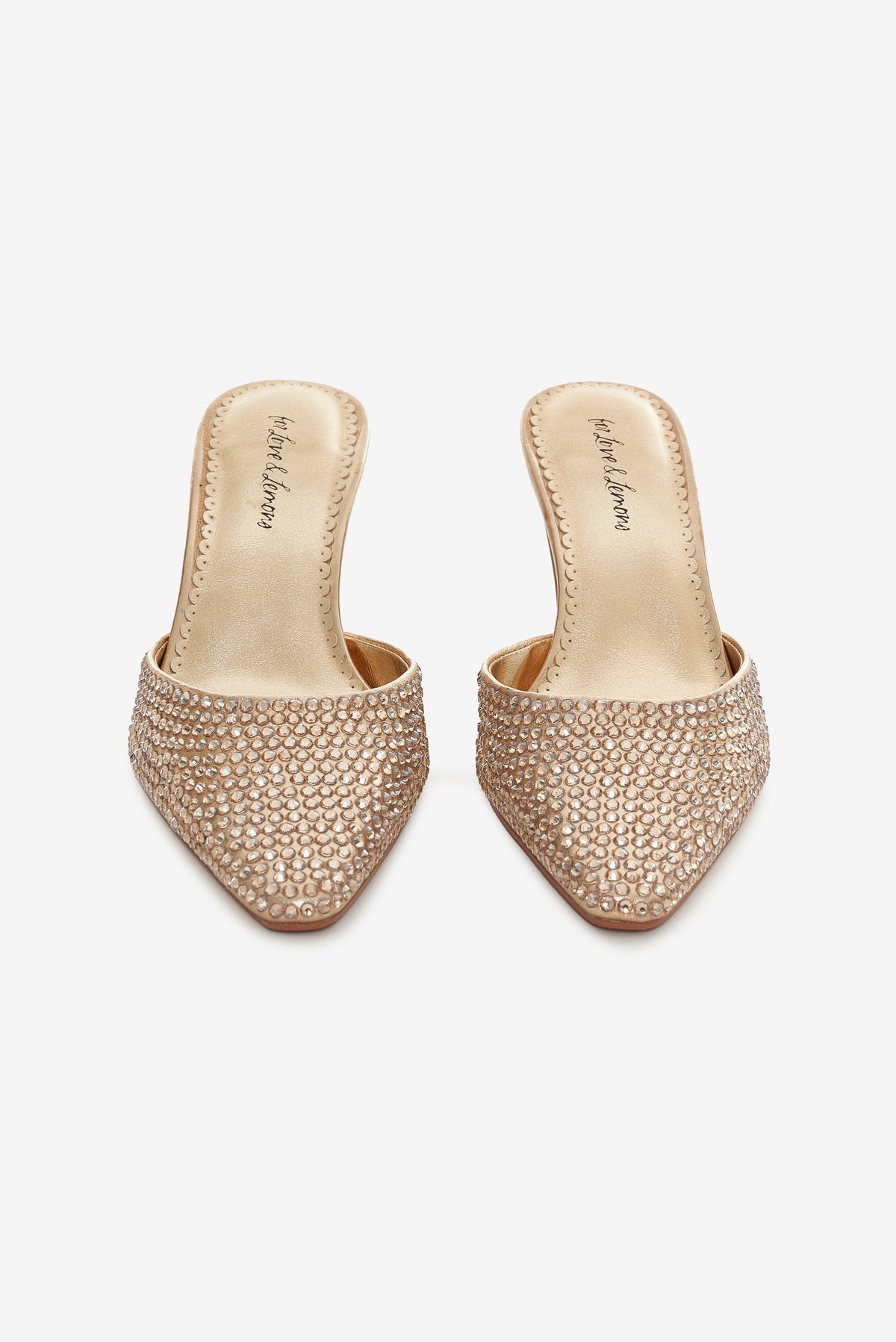 Cleo Mule Heel Gold - For Love & Lemons