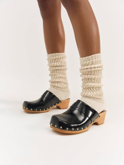 Adahlia Clog Black - For Love & Lemons
