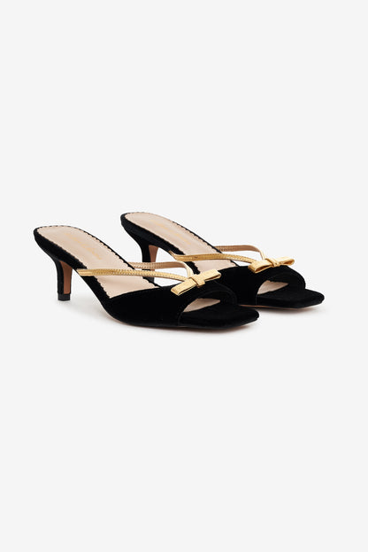 Grace Mule Heel Black - For Love & Lemons